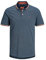 Jack & Jones Men's Jjepaulos Polo Ss Noos Polo Shirt, Denim Blue, XL