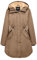 OROLAY Giacca Parka Donna Imbottita con Cappuccio, Fatta di Pile, Antivento per Inverno, Tasche Multiple, Ideale per Outdoor