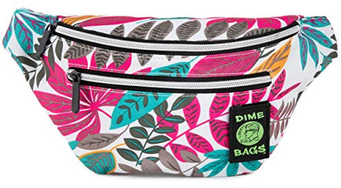 DIME BAGS Paradise Pack | Wasserabweisende Bauchtasche | Große Reise-Hüfttasche, Leichter Dschungel, Large