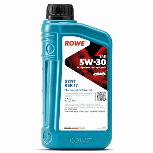 ROWE - 1 Liter HIGHTEC SYNT RSR 17 SAE 5W-30 Motorenöl - PKW Motoröl | 20370-0010-99, Hightec Synt Rsr 17 SAE 5W-30