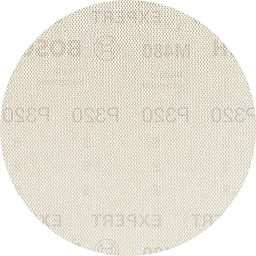 Bosch 5x EXPERT M480 Sanding Net (for Paint on wood, Hardwood, Ø 125 mm, Grit 320, Professional Accessory Random Orbital Sander, Orbital Sander)