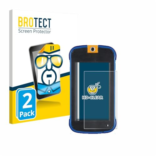 BROTECT Schutzfolie für Vtech Kidicom Max 3.0 | 2 Stück Transparenter Displayschutz Made in Germany Klare Displayschutz-Folie Clear Einfache Montage Case-Friendly