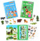 Vicloon 2pcs Wiederverwendbare Stickerbuch, Aufkleber für Kinder Tiere und Meer Verschiedene Blätter Farbig Aufkleber, Kleinkinder Sticker für Geburtstag Weihnachten Geschenk für Kinder 2-6 Jahren