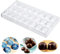 Roundsky 24 trous Demi Chocolat Moule en polycarbonate Chocolat Barre Forme Demi Bonbons Fabricant Moule de cuisson