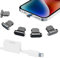 ASKUBSKU Kompatibel mit Staubschutz iPhone 13 14 Pro Max iPhone 12 11 Pro SE XS iPad Air Mini AirPods, Anti Verlus Staubstopfen Staubstecker, Lightning Staubschutzstecker ladebuchse Stöpsel, 5 Stück
