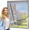 UtauHom Magnetic Fly Screen for Windows,Mosquitoes Net for Windows Max Size 150 x 180cm，Fiberglass Mesh Easy Installation Prevents Insects/Flies from Entering The Room（ Grey Frame Grey Mesh）