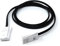 DRUT 1m BT to BT 4 Wire 431A Male to Male Plug Telephone Flat Cable Lead 3.3ft Black