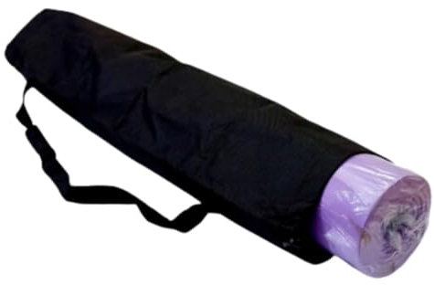 LND Gifts Yoga Mat Bag - Durable and Stylish Black Yoga Bag for Mats - Convenient Storage for Accessories - Mat Carrier with Adjustable Straps