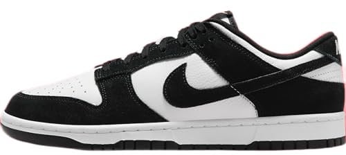 Nike Herren Dunk Low Retro SE Sneaker, Weiß/Schwarz/Weiß, 44 EU