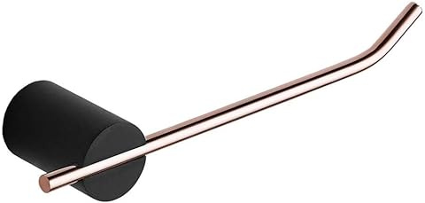 Mexen 7088133-67 Aron Toilettenpapierspender, Black/Rose Gold
