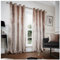 GC GAVENO CAVAILIA Crushed Velvet Curtains Blackout Eyelet Ring Top Pair Of Fully Lined Curtains - Champagne 90 X 90 | Elegant Window Treatment For Doors & Bedrooms