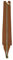 Whakano 1 cerniera per cucire, cerniere in pelle PU, chiusura lampo di ricambio, cerniera da 30 cm, per borse, progetti fai da te, accessori per borse, uncinetto, marrone