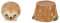 Ganz ER73644 Hedgehog & Tree Trunk Stump 2.5 x 2 x 1.75 Inches Each Dolomite Ceramic Collectible Tabletop Salt & Pepper Shaker Figurines, Home Kitchen Décor, 2 Piece Set