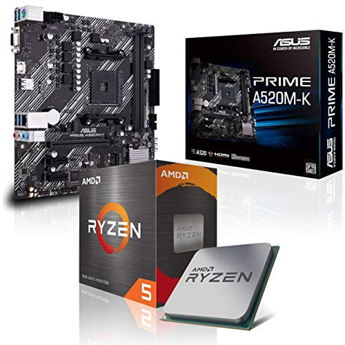 Memory PC Aufrüst-Kit Bundle Ryzen 7 5700X 8X 4.6 GHz Prozessor, A520M-A II Mainboard (zusammengebaut inkl. Bios Update + Funktionskontrolle)