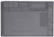 Repair and Soldering Mat, Silicone Soldering Mat Heat Resistant up to 500 °C Workbench Mat Antistatic Soldering Accessories for Soldering, Mobile Phone, Computer, Electronic Repairs, Grey