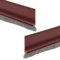 Brosse d'étanchéité pour bas de portail, boudin de porte, boudin de poussière, pour décapage contre les intempéries, l'air et le son (marron)