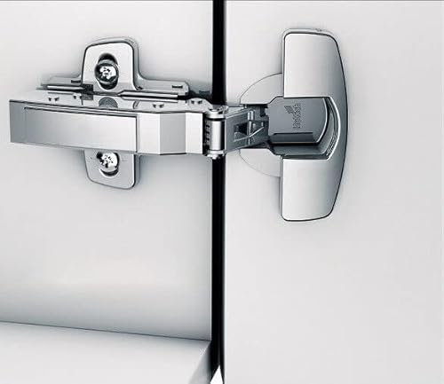 Cerniera Hettich Sensys Ammortizzata Soft con basetta per Mobili Cucina Pensili - Dimensione Disponibile: Collo 16 - Alta