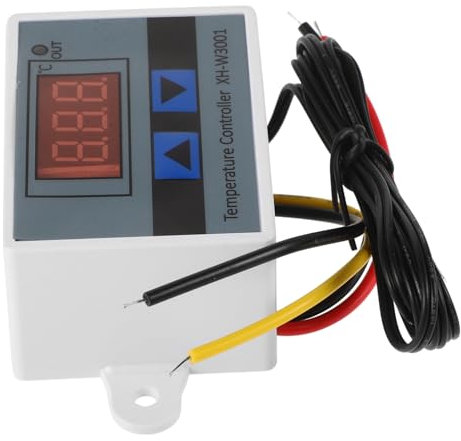 Gadpiparty Digitaler Temperaturregler Mit Temperatursensor Thermostat Für Heiz Und Kühlgeräte Bereich Elektrischer Regler