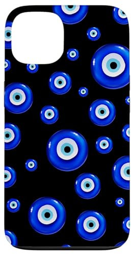 iPhone 13 Evil Eye Watercolor Pattern Case