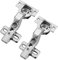 2er Set BLUM Topfband Innenanschlag 71B3750 110° mit Schließautomatik inkl. Montageplatte 173L6100