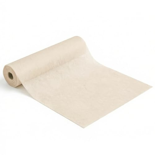 Artoid Mode Tischband Rolle Beige Vlies Tischläufer 30 cm x 25 m, Wohnzimmer Tischdeko Tisch Dekoration Geburtstage Hochzeit Party Dekor