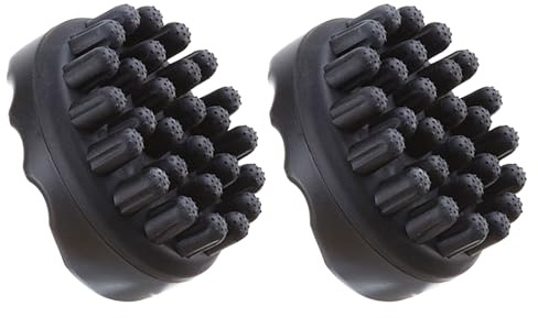 Cabilock 2 Stück Pack Dreadlock Kamm und Loc Bürste aus Kunststoff Grobzinkiger Kopfhautmassagekamm für Lockiges Haar und Dreadlocks Shampoobürste für Männer und Reisen