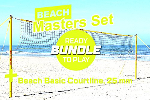 Funtec Bundle: Beach Masters Set + Beach Basic Courtline (25 mm)