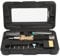 Gas Soldering Iron Kit, 10PCS HS-1115K Multi-Function Butane Gas Soldering Iron with 5 Iron Tips(Gold)