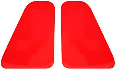 4R Quattroerre.it 17081 Adesivi Interno Fari Abarth e Fiat 500 Rosso Lucido