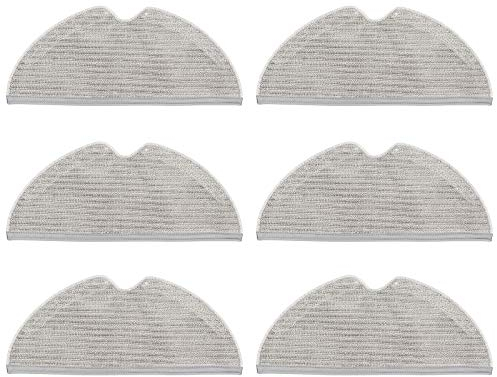 DingGreat Lot de 6 Serpillières en Microfibre compatibles avec Xiaomi Mi Mijia 1C & Xiaomi Dreame F9 Aspirateur Robot