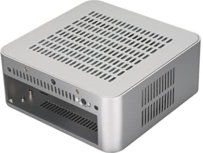 Desktop Computergehäuse, Gute Wärmeableitung Exquisites Kompaktes HTPC Gehäuse mit Einer Fülle von Erweiterungslöchern für Heimvideocomputer