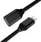 YiYi Nature Life Lightning Câble Lightning mâle vers femelle pour iPhone, iPad 3,3 ft Noir, 1 meter