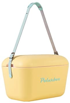 Nevera Portatil, Caja Térmica, Nevera para Playa, Camping y Picnic (20 L, Amarillo)