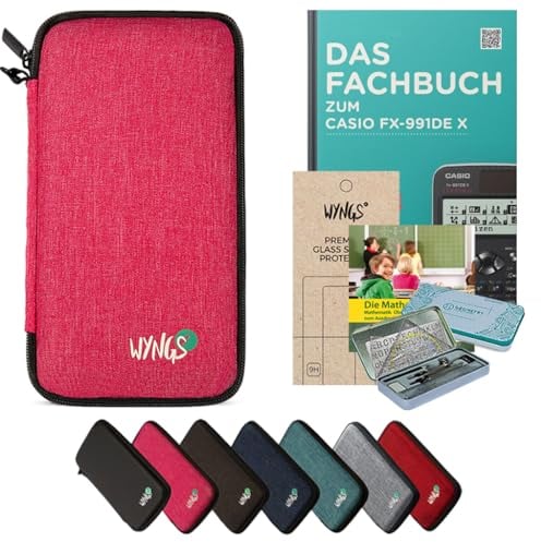 CALCUSO Zubehör Streberpaket Pink kompatibel für Taschenrechner Casio FX-991DE X