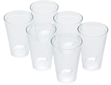 Omada Design 6 verres à cocktail/boissons de 400 ml, empilables, incassables, en plastique pour usage extérieur, ligne Samba