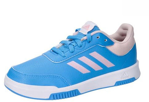 Adidas Unisex - Bambini Tensaur Sport Training Lace Shoes, Blue Burst/Clear Pink/Cloud White, 35 EU