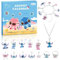 Adventskalender 2023 Mädchen Jungen 24 Tage Weihnachten Charm Armband Countdown Kalender mit DIY Modeschmuck Making Kit Geschenk für Tochter, Sohn, Enkelin, Nichte