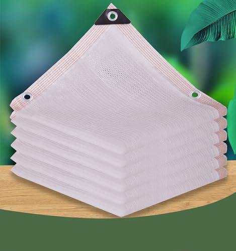 SGSKEIEY Voile Ombrage,HDPE Toile D'ombrage Pergola Serres Filet D'ombrage,75% Voile Ombrage Ajourée Tissu D'ombrage Pare-Soleil Tissu avec Oeillets (4x5m,Shading 75%)