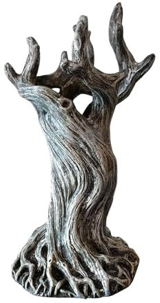 XLWLLNJ Vaso in resina Dryad, tronco d'albero, vaso per fiori, alto 7,8 pollici, vaso per composizioni floreali per la decorazione della casa, regalo di