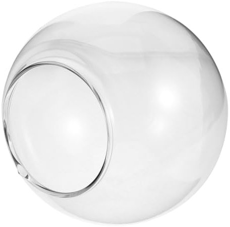 GAROZATION Wofi Ersatzglas Runder Glaslampenschirm Transparentes Design Durchmesser 150mm Öffnung 70mm Dekorativer Ersatz Für Pendelleuchten Hochwertige Glasabdeckung Für Stilvolle Beleuchtung