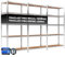 ALL Premium Schwerlastregal 3er-Set 180x90x40cm Silber – Bis 1250 kg belastbar, höhenverstellbar, Stecksystem, ideal für Lager, Garage & Keller