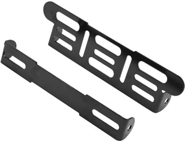 Motoforti Black Universal Motorcycle Adjustable License Number Plate Frame Long-lasting