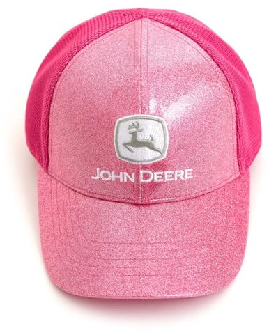 John Deere Casquette de baseball réglable en maille Taille unique, rose, Taille unique
