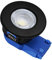 ELG Leuchten 1 x LED Einbaustrahler Dimmbar 240V,Schwarz,Einbauleuchten,Deckenspots,Downlight,7,5W,600-650LM,2800-4000K,IP54,68mm, Triac dimmbar
