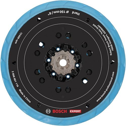 Bosch 1x Plato de lija EXPERT Multihole para lijadoras excéntricas, 150 mm, blando (Ø 150 mm, Professional Accesorios Lijadora excéntrica)