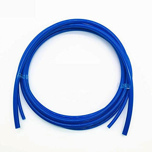 UXREOIB Tubo flessibile per frigorifero, 10 m, 6,35 mm (1/5), set di collegamento per frigorifero Side by Side, tubo dell'acqua, impianto ad osmosi inversa, colore blu acquario