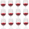 PartyKindom 12piezas Miniaturas De Copas De Vino para Casa De Muñecas Accesorios De Decoración Color Rojo Juguetes De Casa De Muñecas para Fiestas y Celebraciones