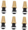 Lurrose 6piezas Clips De Cable De Luz Sujetacables De Metal Para Iluminación Conectores De Alambre Diy Glandes De Cable Para Lámparas De Techo Accesorios De Iluminación Resistente Y Duradero