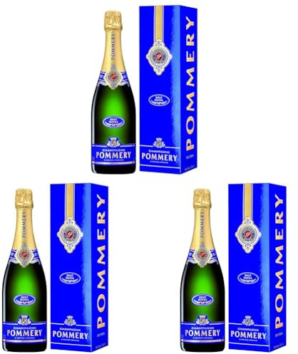 Pommery Champagne Brut Royal Bouteille Sous Etui 750ml (Lot de 3)