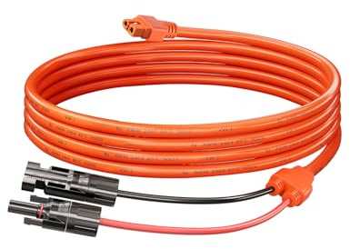 Lonnky XT60i Solar Kabel, 12AWG Adapterkabel mit Verpolungsschutz & IP67 Wasserdicht, Solarstecker auf XT60i Kompatibel mit EcoFlow, Anker SOLIX, BLUETTI, ALLPOWERS, DJI Powerstation